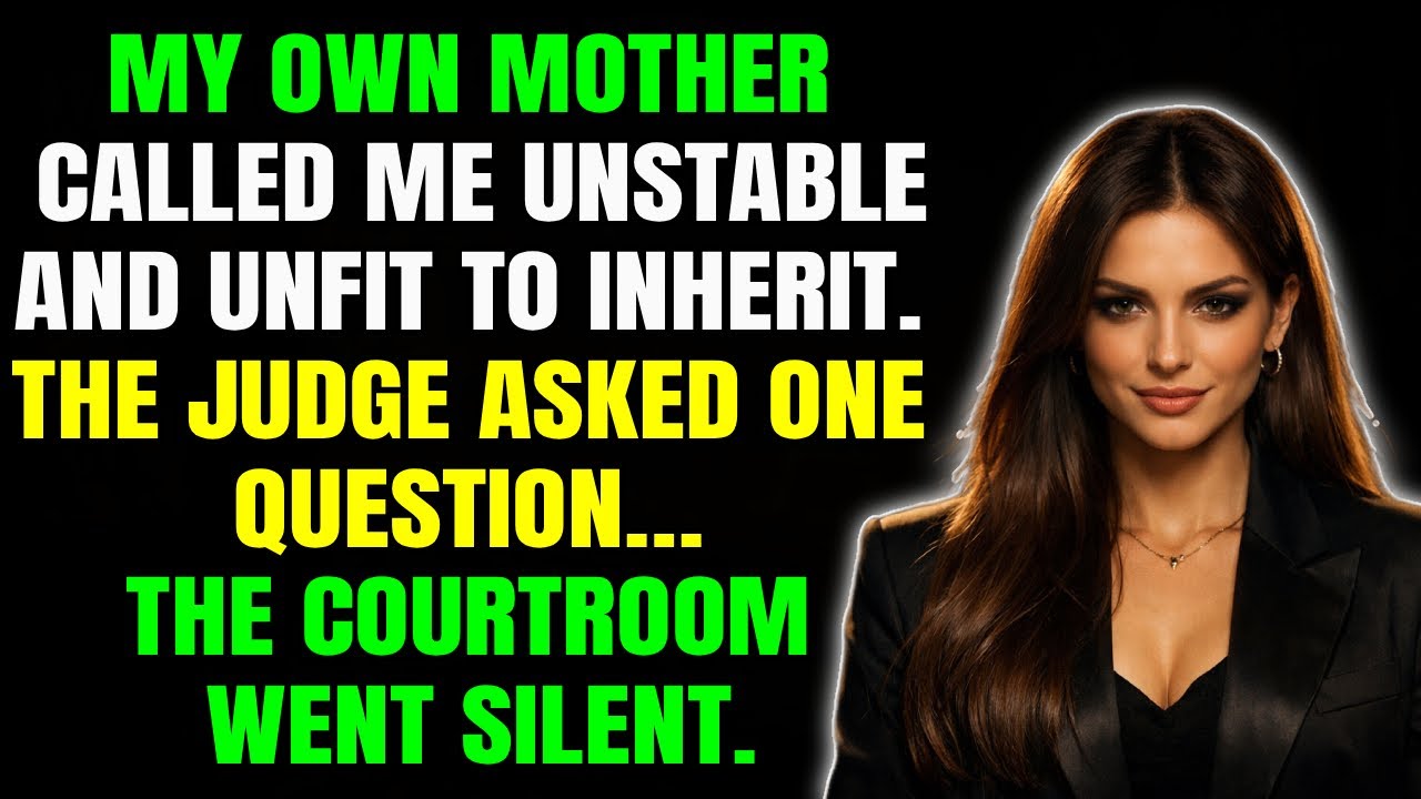 In The Courtroom, My Mom Yelled: 