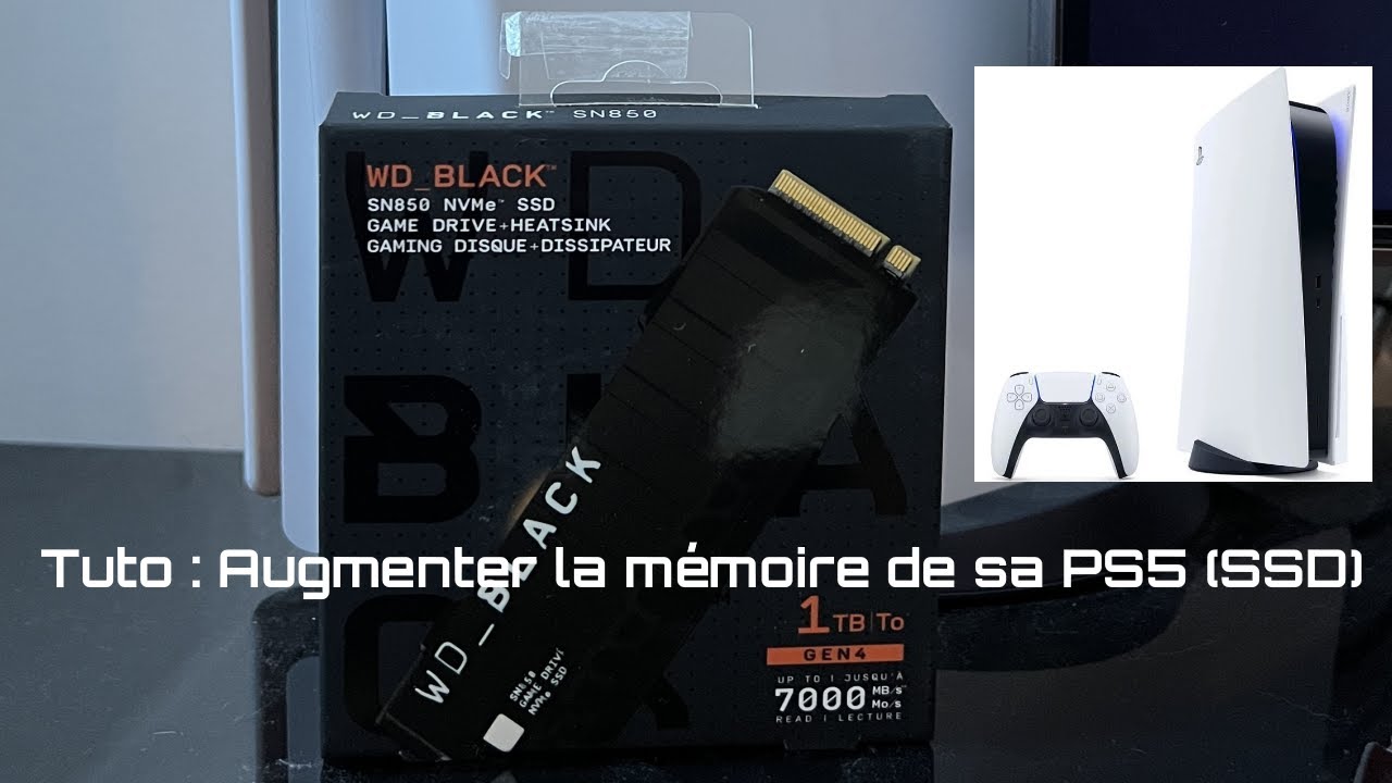 Tuto : Installer un SSD dans sa PS5 (augmenter la mémoire)