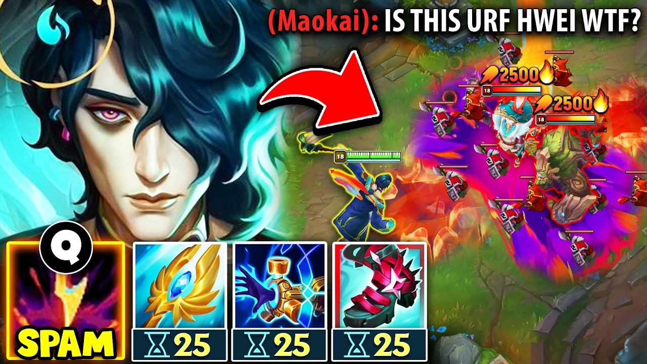 HWEI BUT I HAVE SO MUCH ABILITY HASTE IT LOOKS LIKE URF! (SPAM 10 SPELLS AT ONCE)