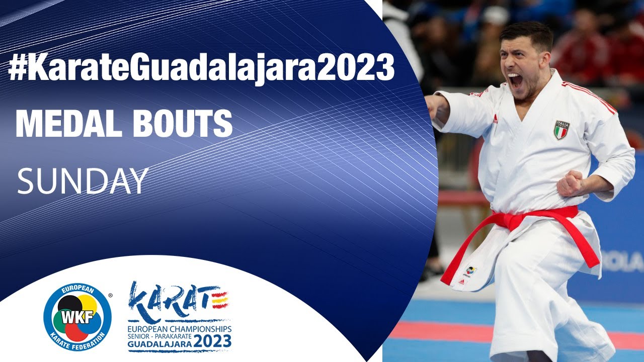 EKF KARATE Championships | MEDAL BOUTS - SUNDAY | WORLD KARATE FEDERATION