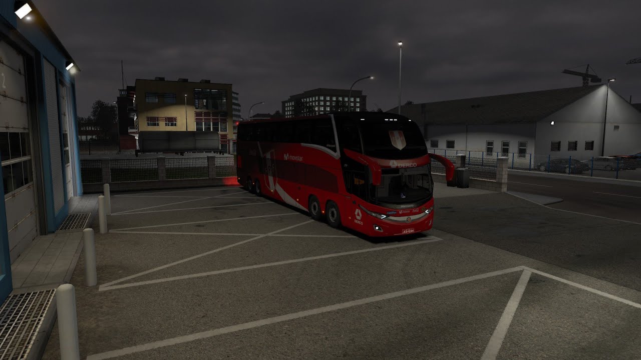 Euro Truck Simulator 2 Bus Review NEW G7 1800 DD VOLVO 8X2 ( English )