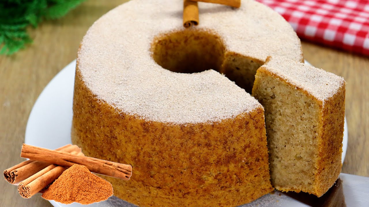 BOLO DE CANELA DELICIOSO