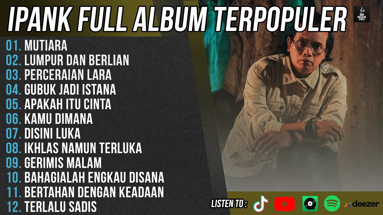 IPANK FULL ALBUM TERBAIK 2025 - MUTIARA - SLOW ROCK - LUMPUR DAN BERLIAN
