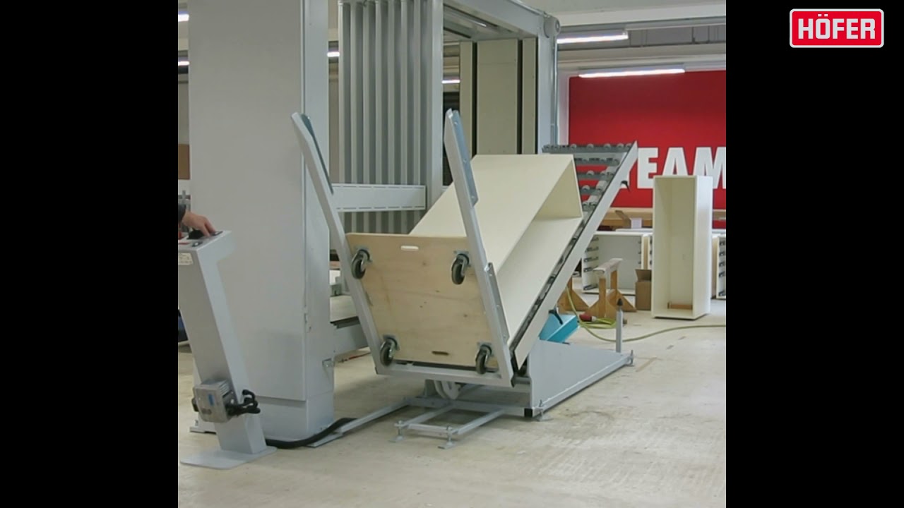 Korpuspresse Aufrichtstation