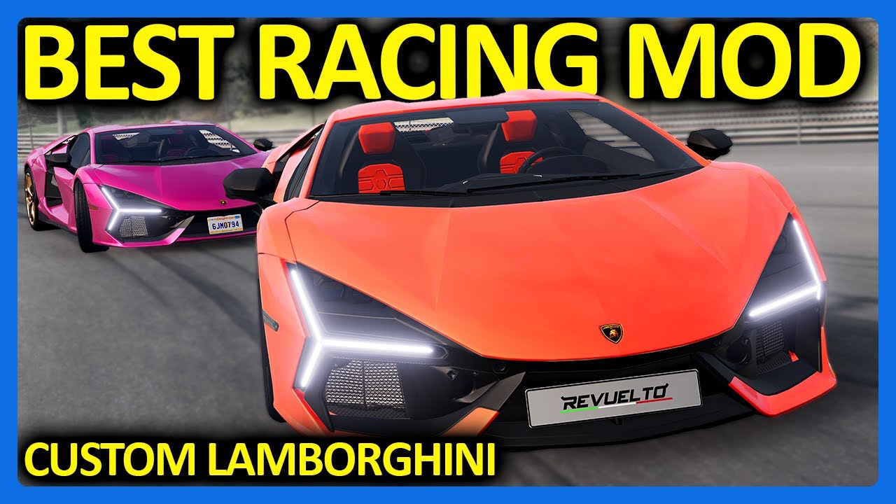 I Tried The BEST Racing Mod in BeamNG (Custom Lamborghini Revuelto)