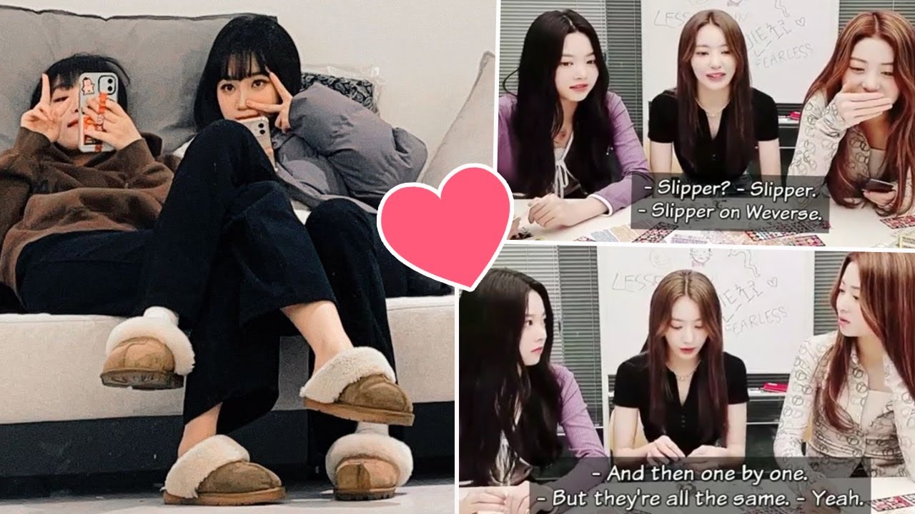#LESSERAFIM Y.E.S. - 🐯🐥 SsamYen Slippers 👡💕