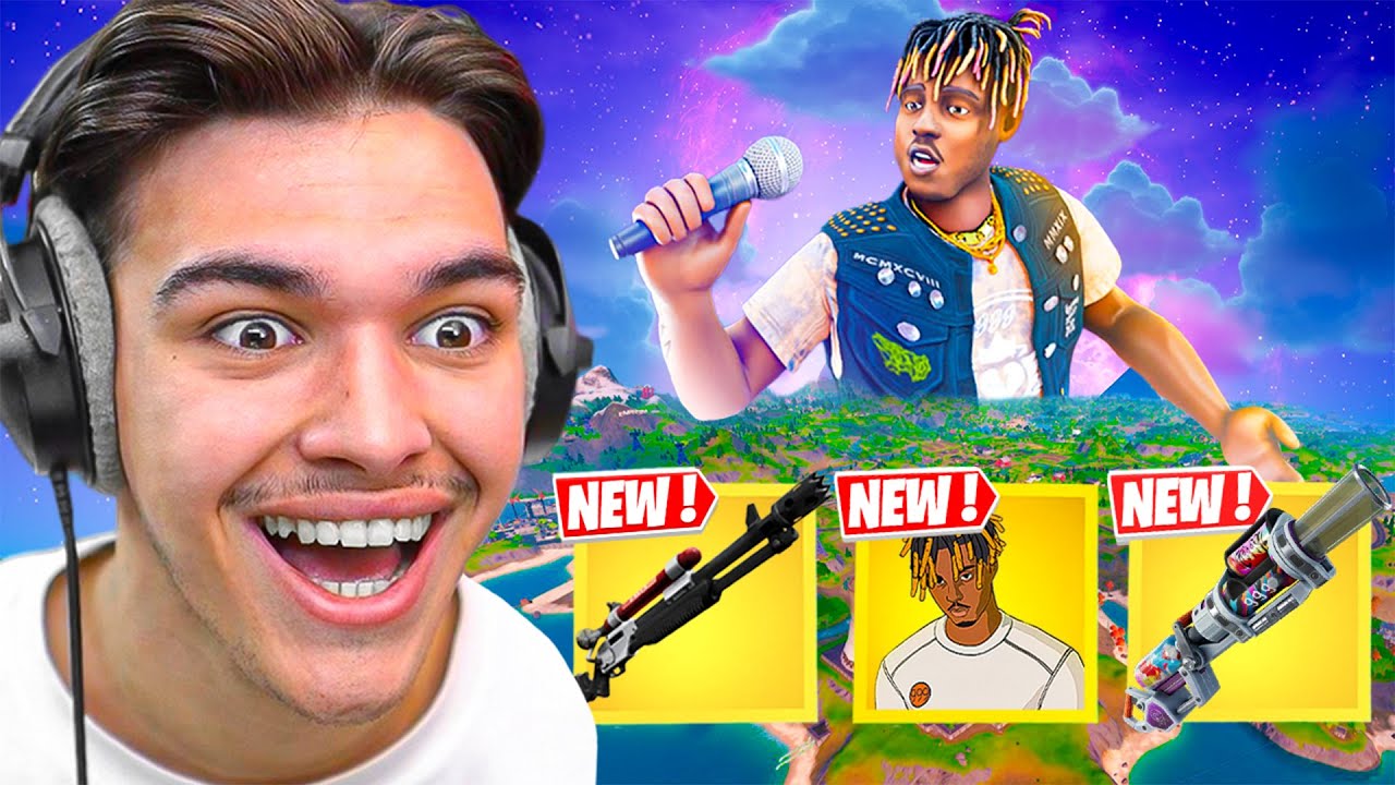Faire TOP 1 avec les NOUVELLES ARMES MYTHIQUES (Fortnite Chapitre 2 Juice Wrld)