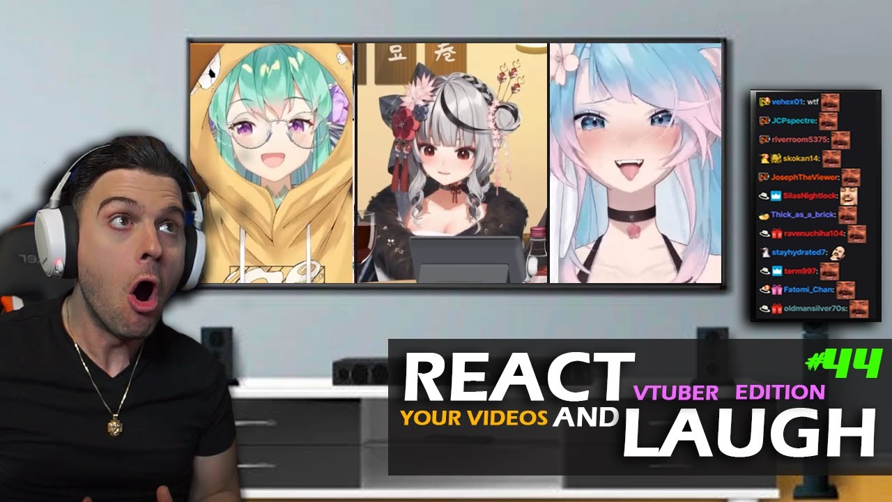 Reacting and Laughing to VTUBER clips YOU sent #44