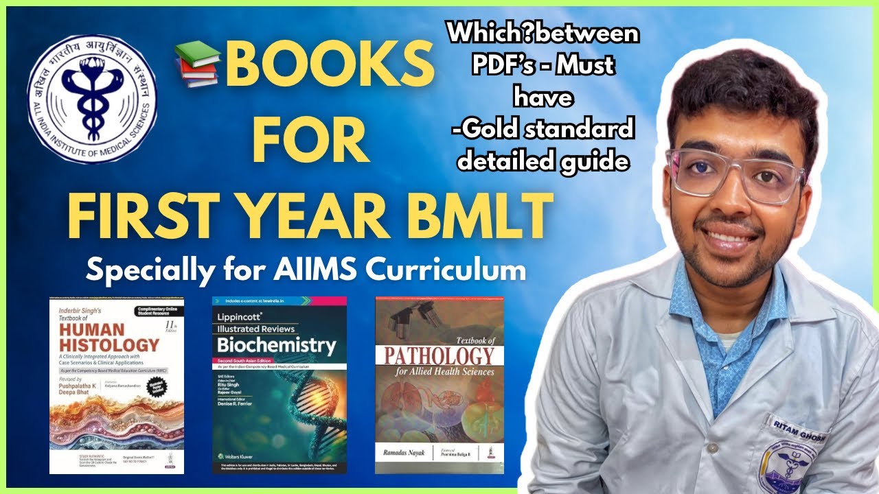 📚BOOKS FOR FIRST YEAR BMLT@ritamghosh_aiims 
