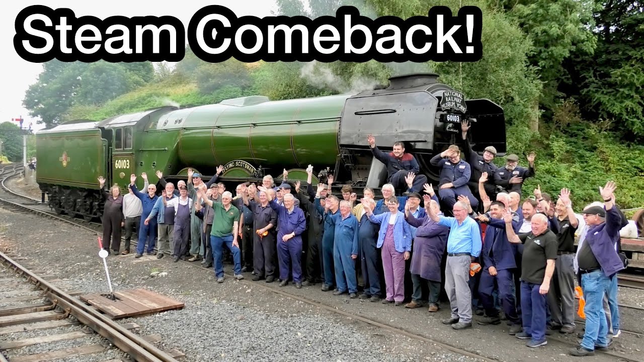 Steam RETURNS! 60103 Flying Scotsman with LNER Teaks!
