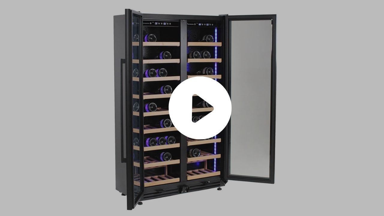 Cantinetta Vino Temperatura Doppia  Mod. WINE508DB | Gastrodomus