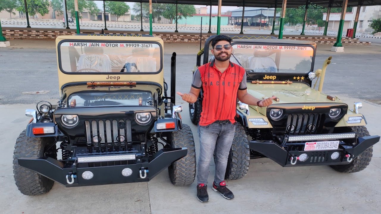 SUPER MODIFIED OPEN JEEP  !! MODIFIED OPEN JEEP IN PUNJAB !! FOR ORDER CONTACT @ 99929-31671