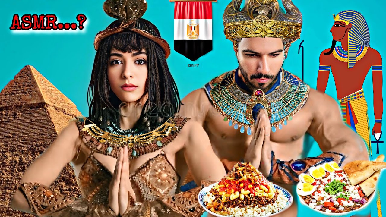 ASMR | INVISIBLE EGYPTIAN FOOD🇪🇬 MUKBANG (so relaxing🤤😴🎧