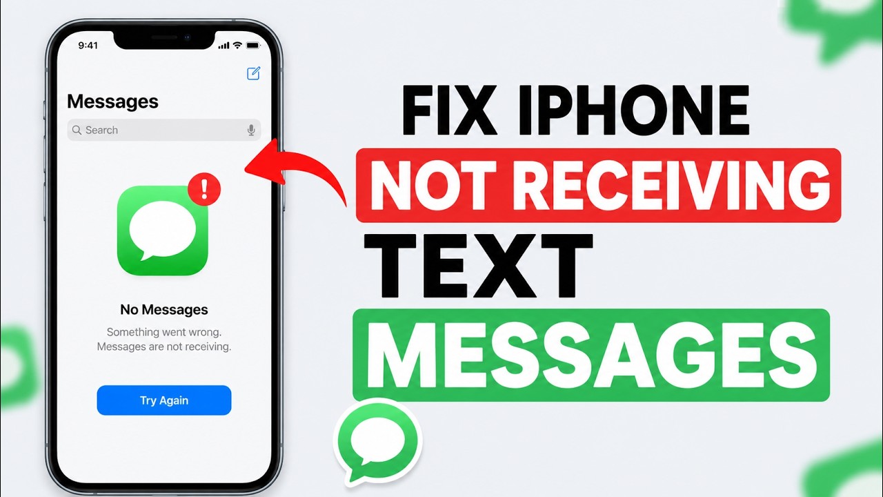 How to Fix iPhone Not Receiving Text Messages