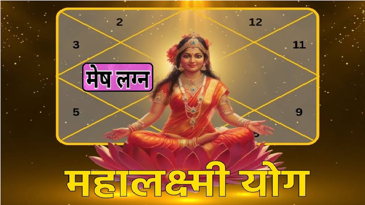 मेष लग्न कुंडली में महालक्ष्मी धन योग Mesh lagna ki kundali me maha dhan yog