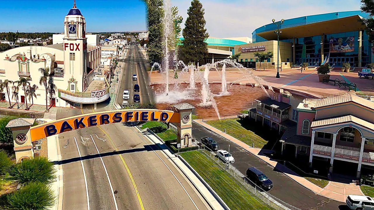Bakersfield CA Drone Footage 4k  2024.