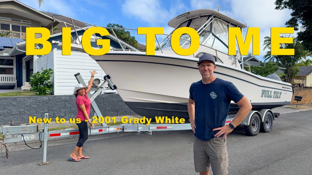Big to Me, New to Us. 2001 Grady White 282 Sailfish