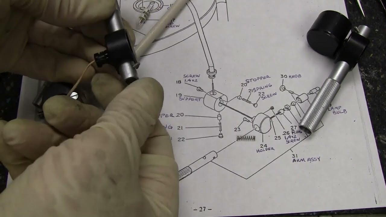 Topcon Slit Lamp Bulb Fixation Part 1