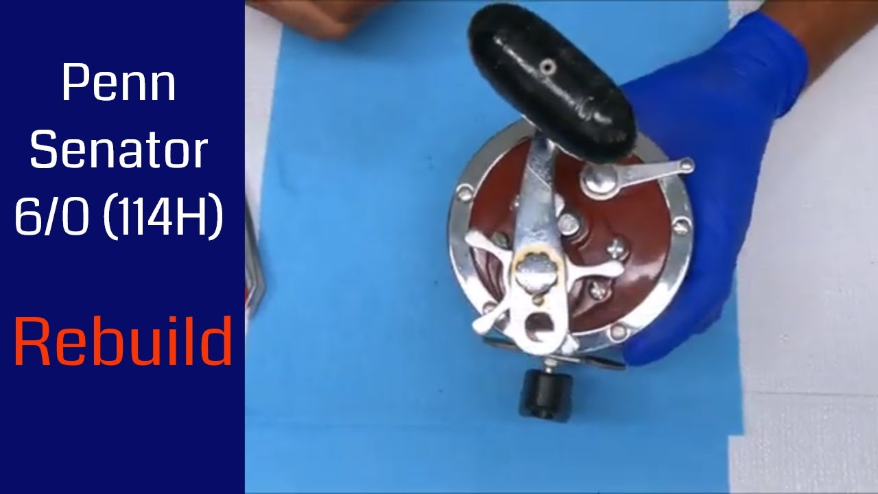 Rebuild of a Penn Senator 6/0 (114H): Fishing Reel Repair
