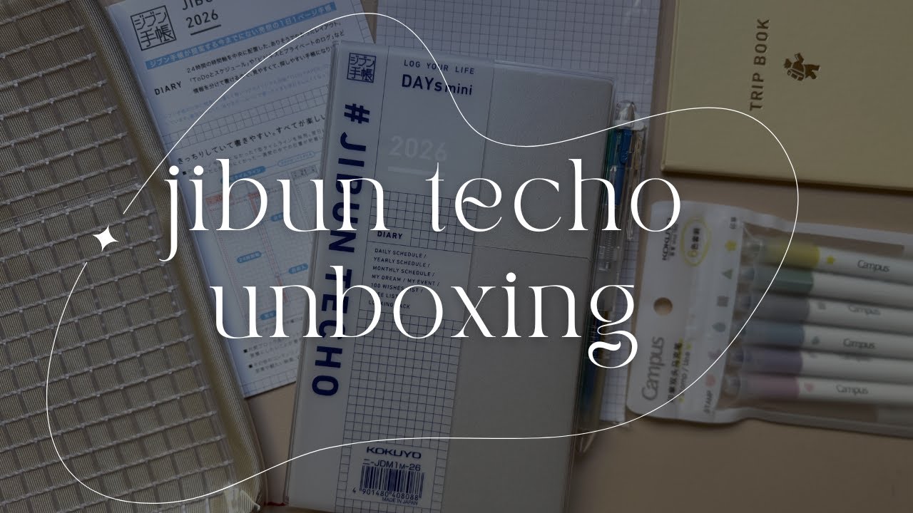 planner yap | jibun techo unboxing & walkthrough