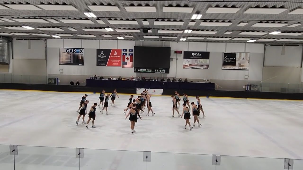 2023 - le livre de la jungle - Rythmiks Lanaudiere  A3 patinage synchro Star Québec skate 2