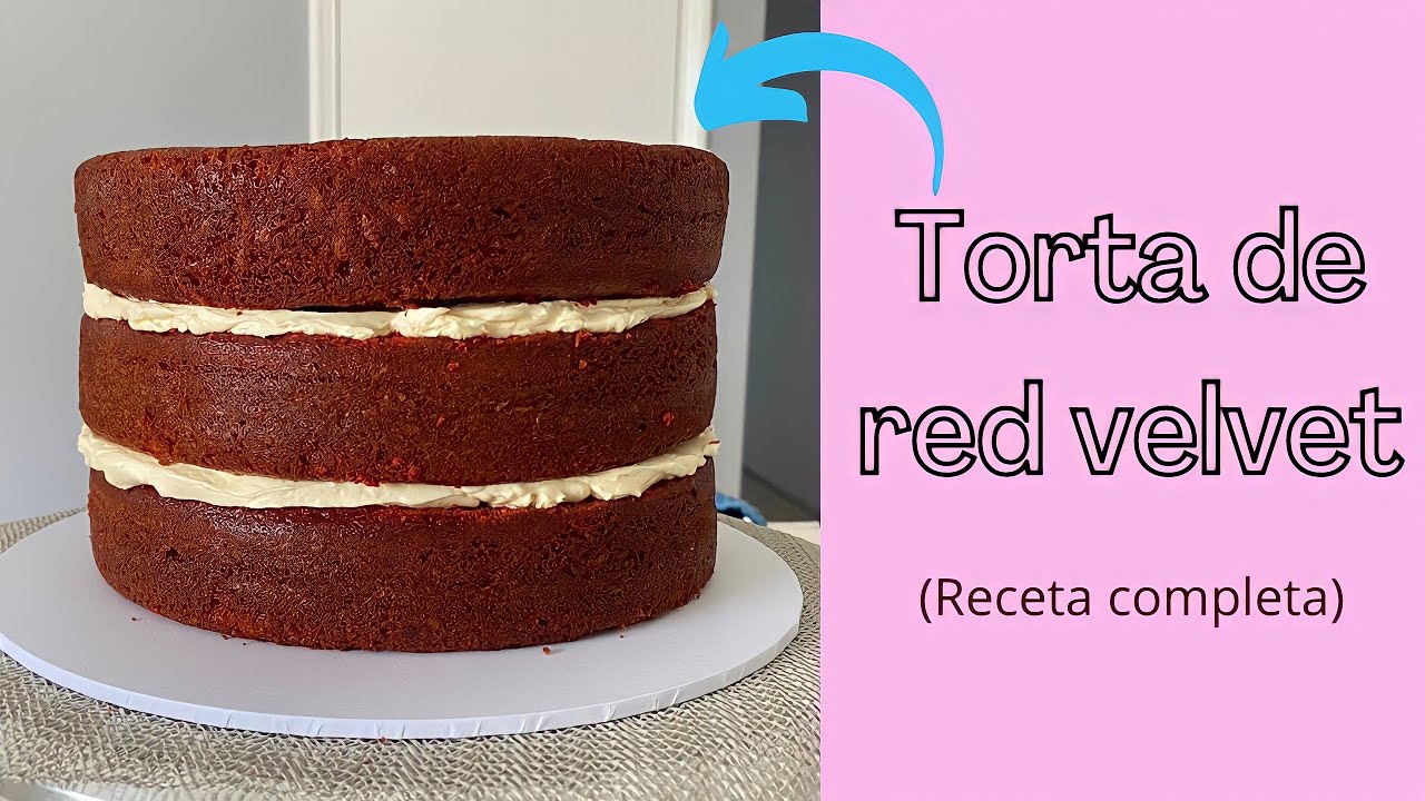 TORTA DE RED VELVET | Receta | Fiorella cake
