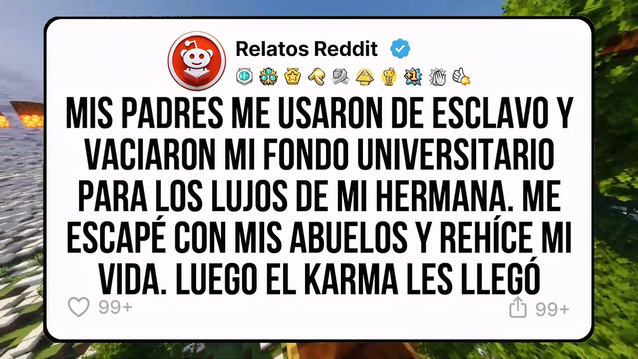 Mis padres me usaron de esclavo y vaciaron mi fondo universitario para lujos de mi hermana. Luego