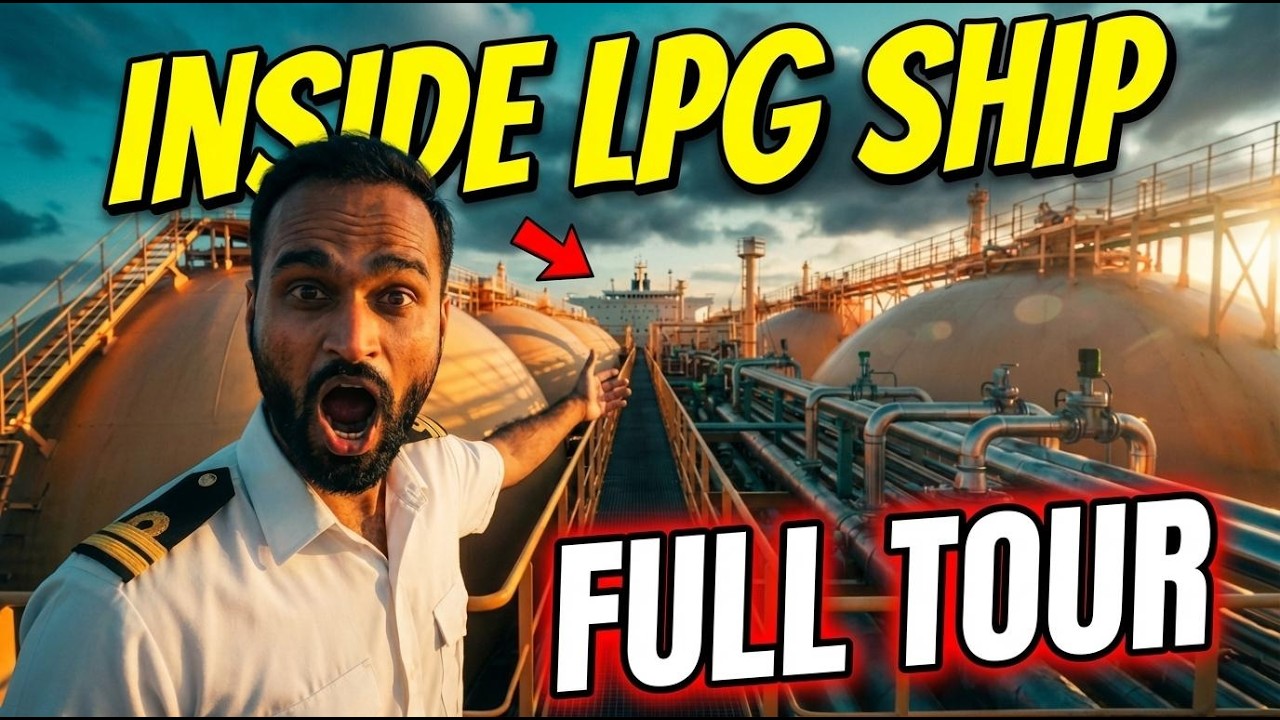 Inside A LPG Mighty Tanker SHIP | Full Ship DECK Tour | Merchant Navy | Ship's Vlogs | Indian Sailor