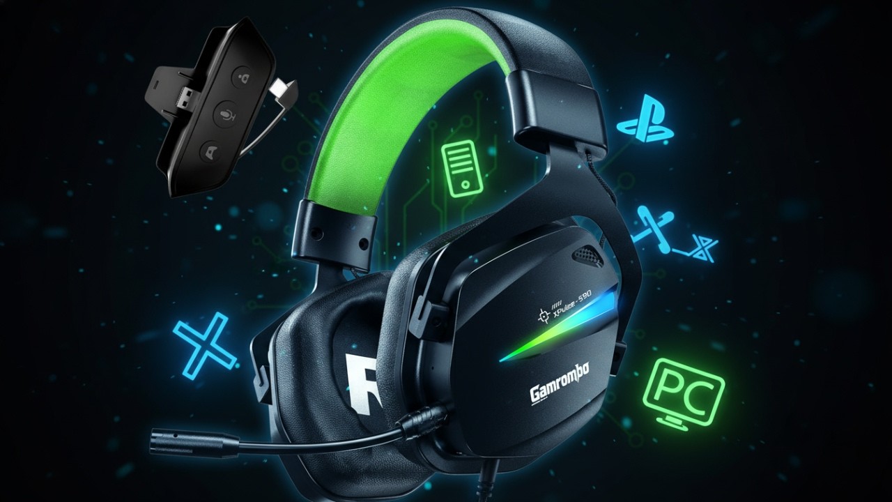 Gamrombo Wireless Headset Review: Big Head Comfort & Pro Features