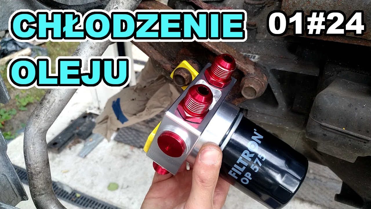 Układ chłodzenia oleju w silniku HONDA D16W1. || Engine oil cooling system.