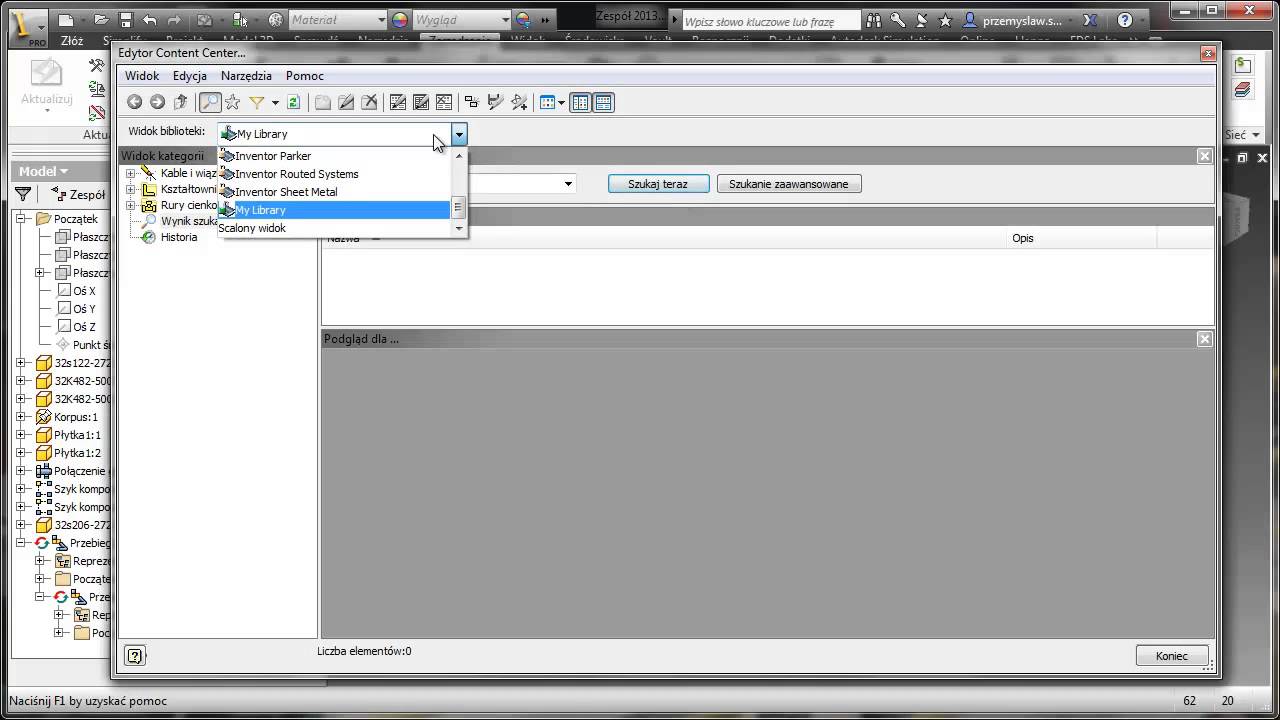 Autodesk Inventor - Nietypowe rozmiary rur