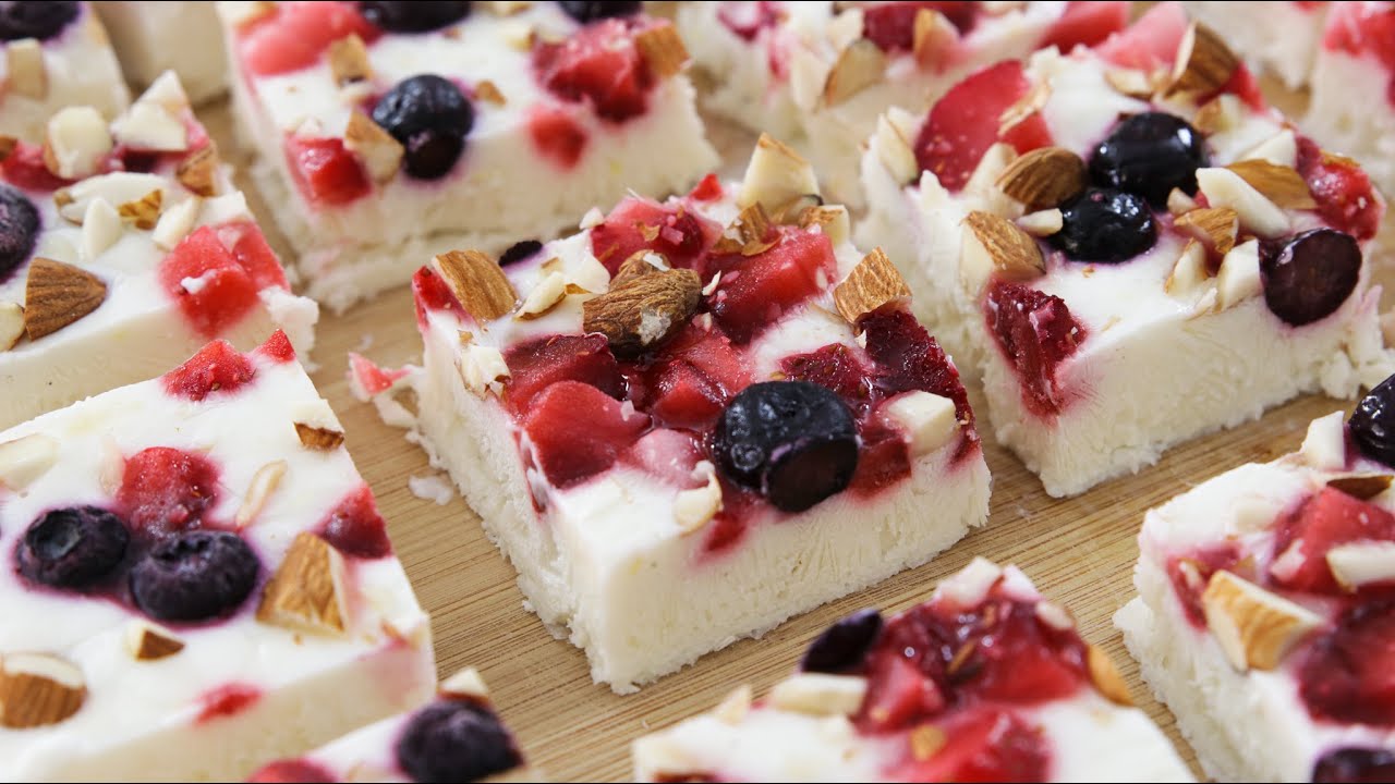 Frozen Yogurt Bars Recipe