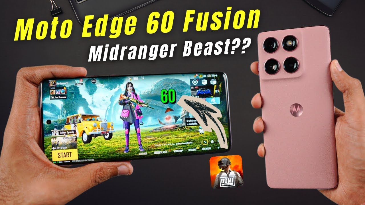 Moto Edge 60 Fusion BGMI Test | Midranger Beast or Not for Gaming?