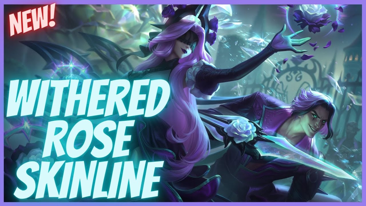 *NEW* CRYSTAL ROSE ZYRA, SWAIN WITHERED ROSE TALON AND SYNDRA!! LUNAR BEASTS SKINS