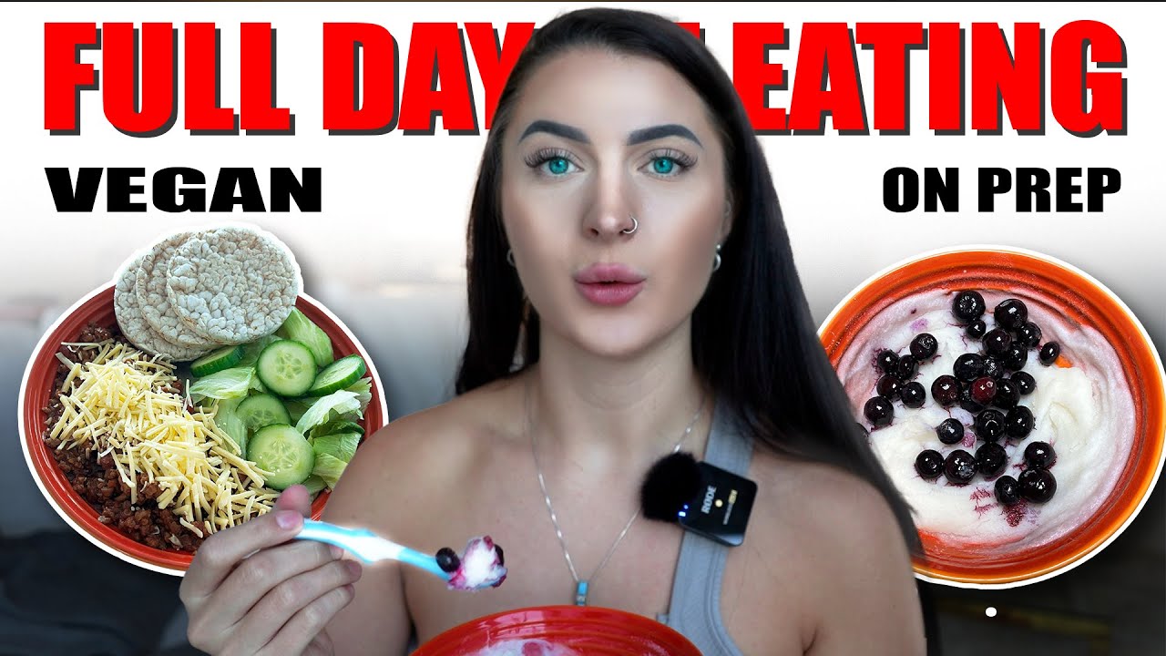 Vegan Full Day of Eating as a Figure Competitor | My Bodybuilding Competition Prep Diet