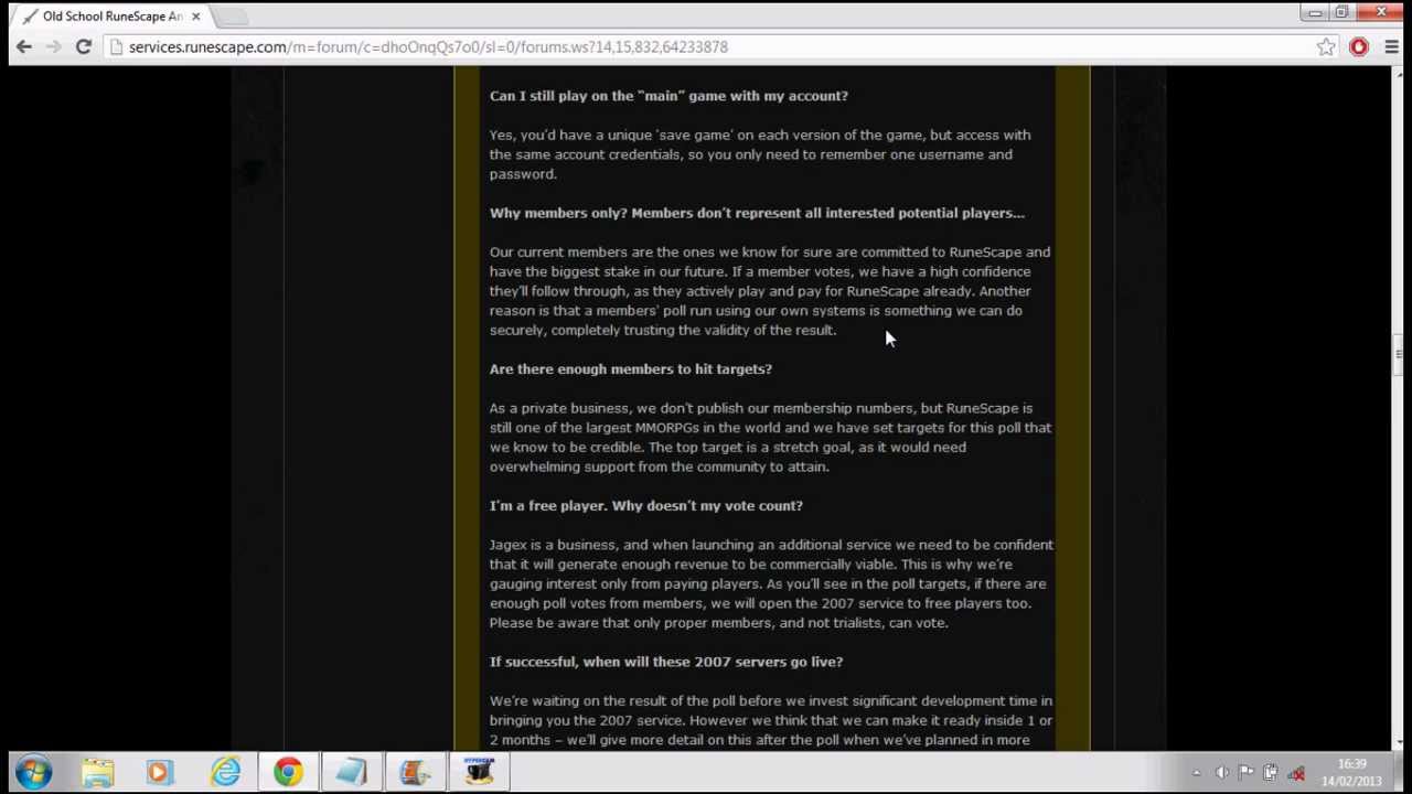 Runescape 2007 Servers Explained