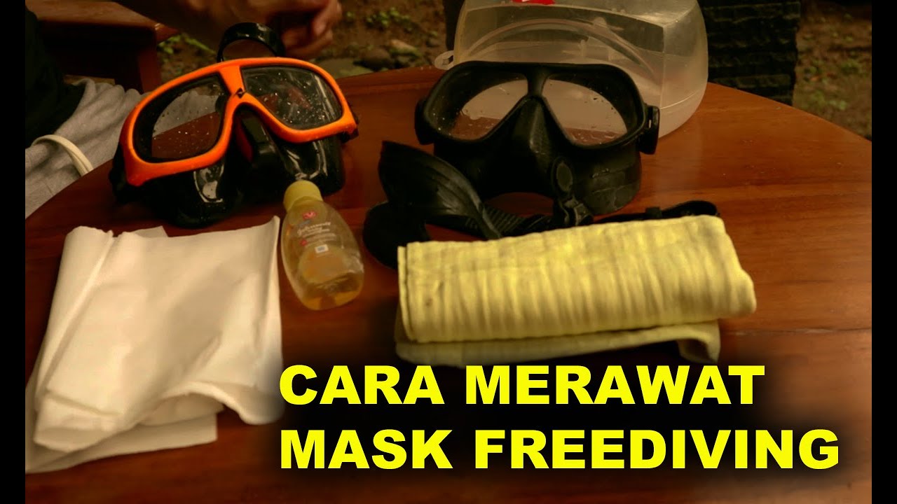 FREEDIVING TIPS : CARA MERAWAT MASK FREEDIVING 2021