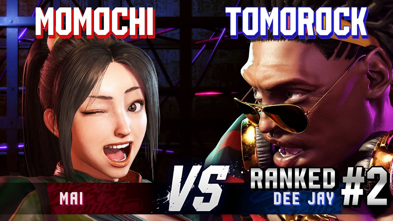 SF6 ▰ MOMOCHI (Mai) vs TOMOROCK (#2 Ranked Dee Jay) ▰ High Level Gameplay