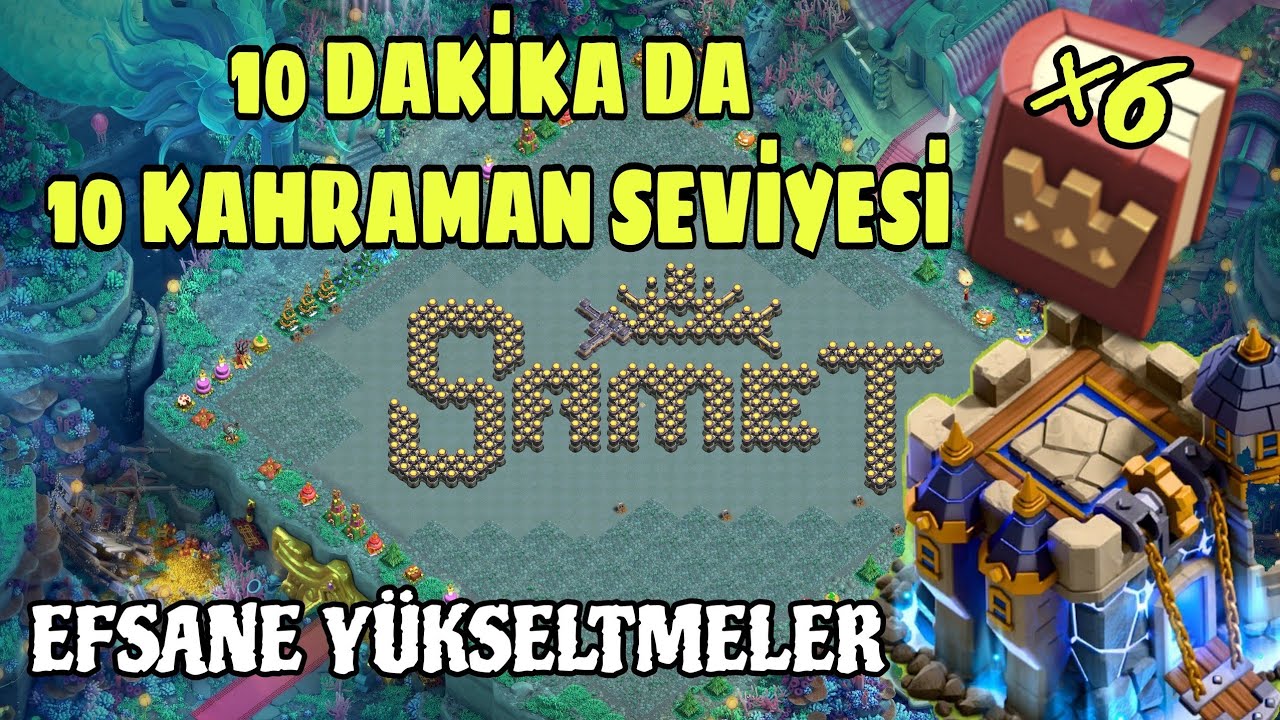 EFSANE YÜKSELTMELER METEOR GOLEMİ ve TOTEM BÜYÜSÜNÜ MAKS (bb18 Part 2) - #clashofclans