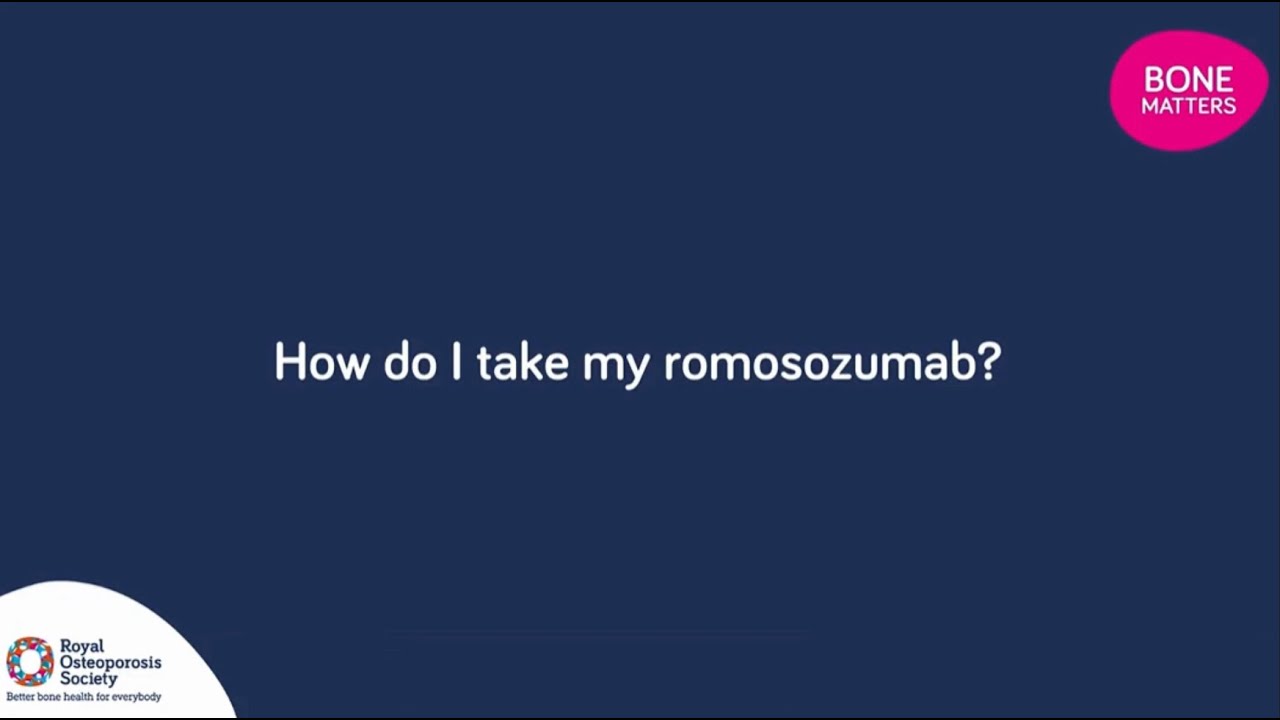 How do I take my romosozumab (Evenity)? #medicine #osteoporosis
