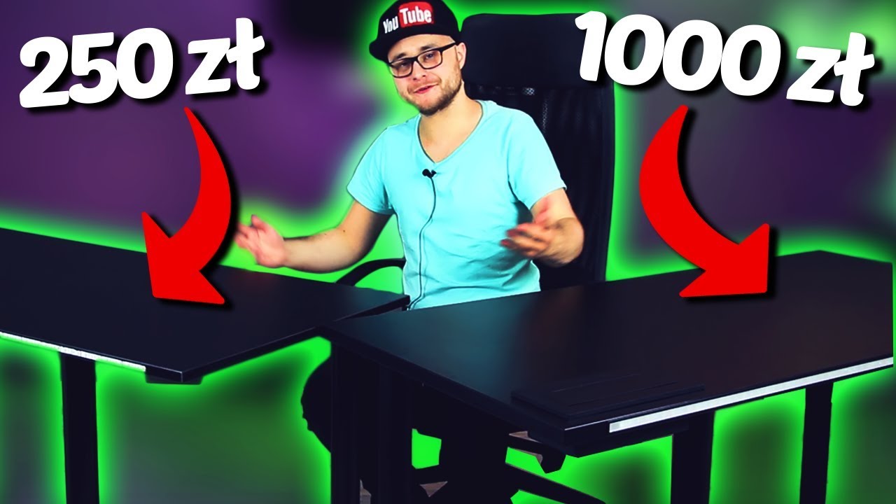TANIE VS DROGIE BIURKO GAMINGOWE - czy droższe jest lepsze? -  GamingBlat EVO-1