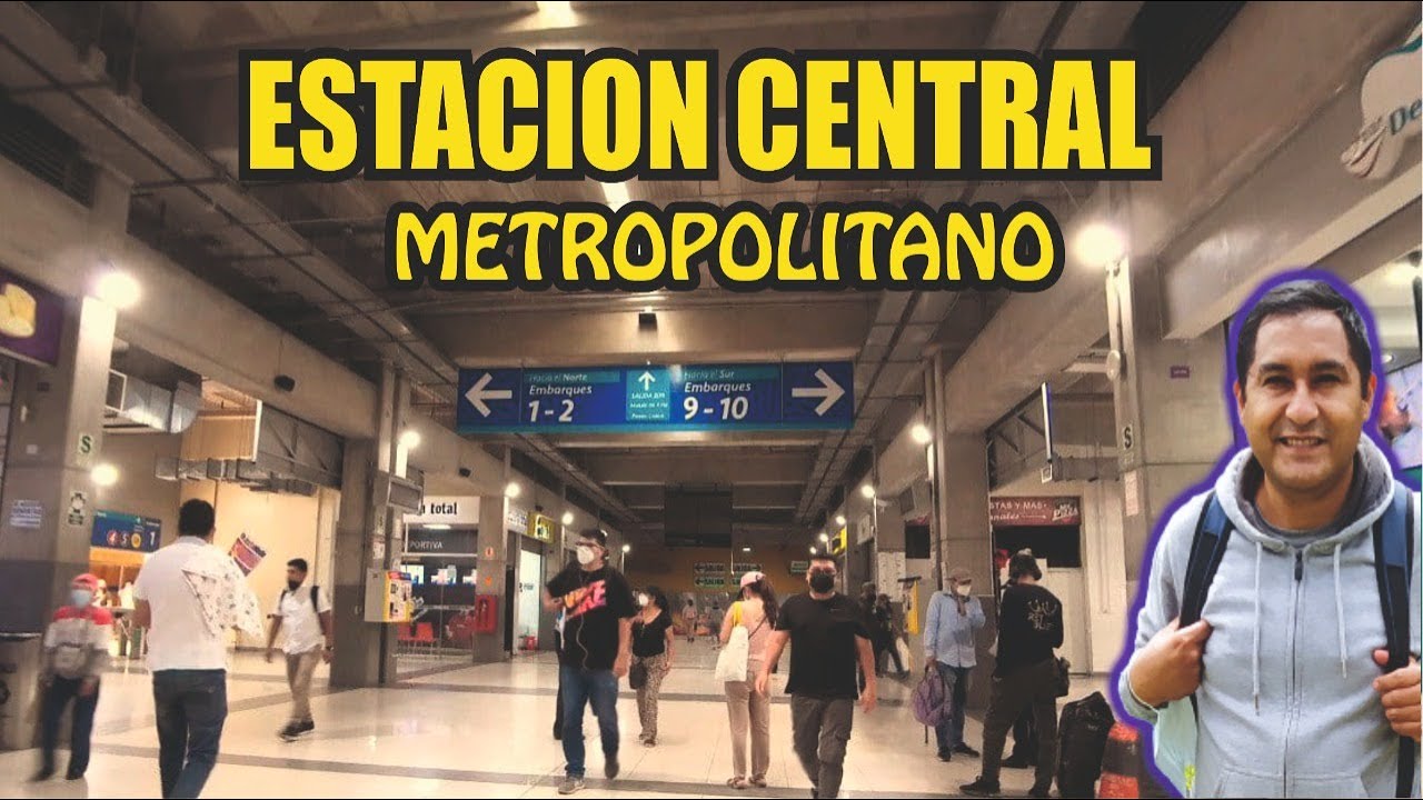 ESTACION CENTRAL DE BUSES DEL METROPOLITANO recorrido completo / LIMA - PERÚ