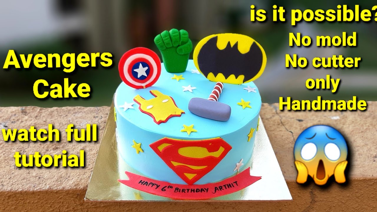 avengers cake topper|avengers cake design|how to make avengers cake avengers cakedecorating tutorial
