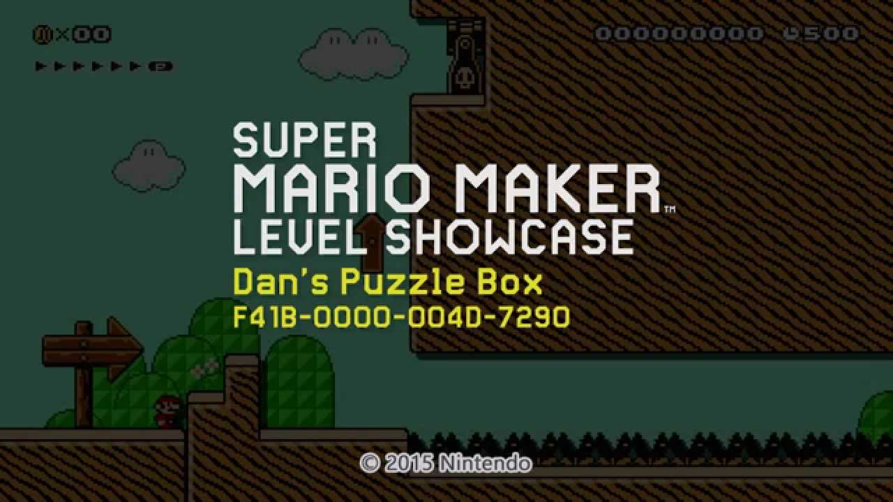 Principles of Puzzle Game Design in Mario Maker