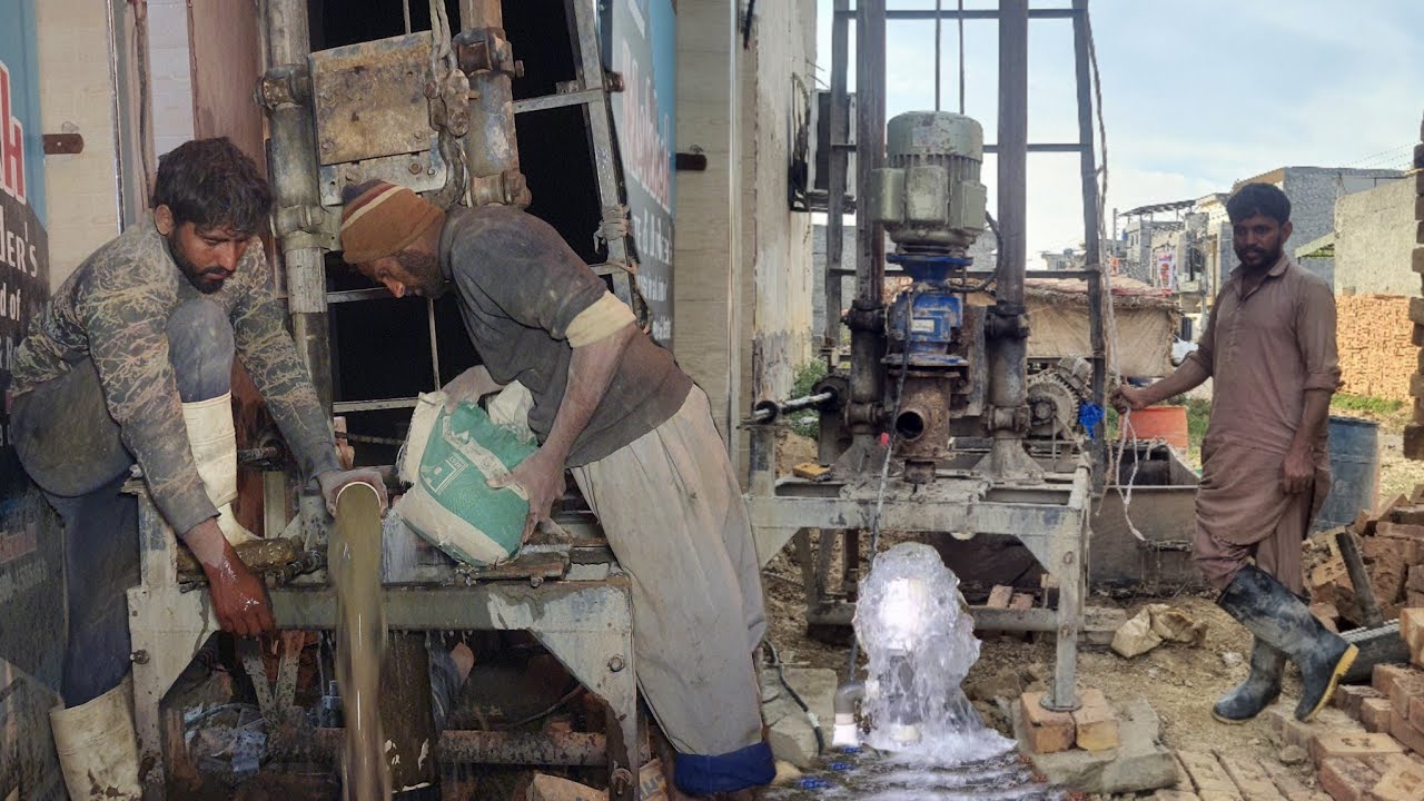 Water Well Hand Rigging | 10 Inch Hand Driven Well Water Bore | Borewell Drill for Clean Water
