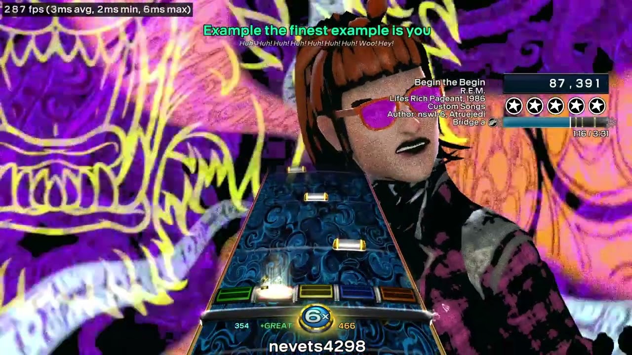 Begin The Begin (1986) by R.E.M. - Bass FC 100% Rock Band 3 Deluxe RPCS3