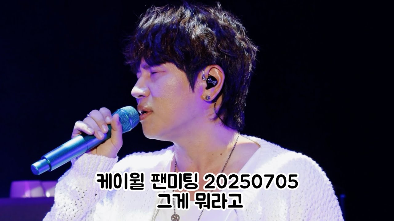 20250705 케이윌 그게뭐라고 [팬미팅 윌다방 3시]