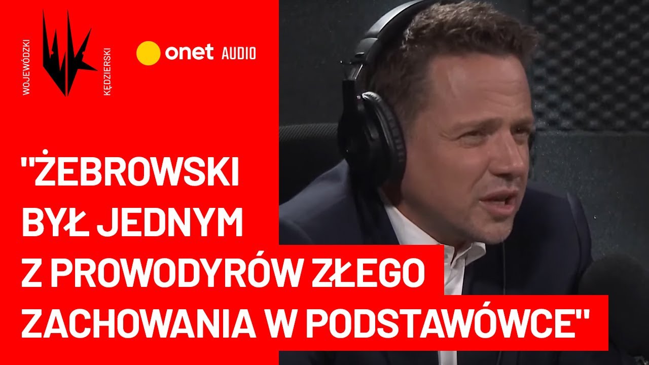 Trzaskowski o Żebrowskim: był jednym z prowodyr&oacute;w złego zachowania w podstaw&oacute;wce