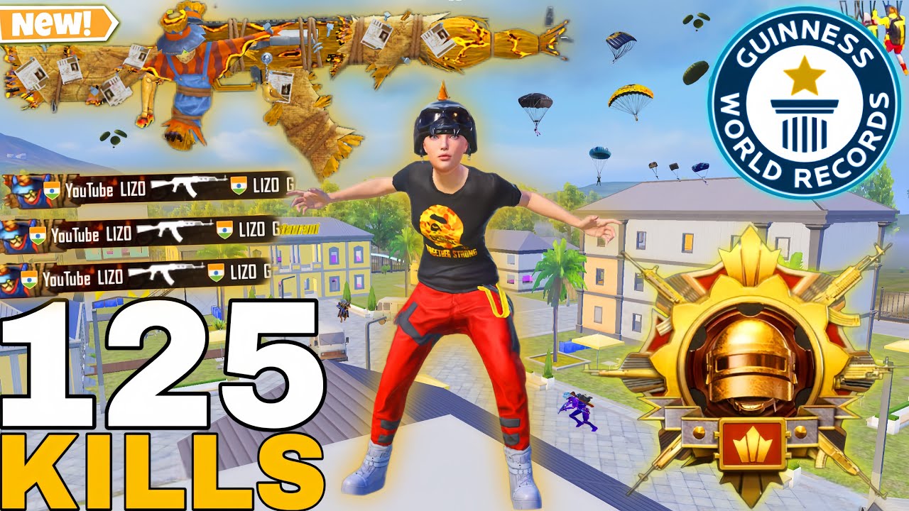 125 KILLS!!😱 2 IN MATCHES NEW MODE KILLS & DAMAGE RECORD 😍 PUBG MOBILE - BGMI
