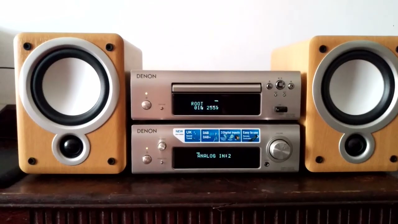 High quality sound. DENON DRA-F109  DCD-F109  Speakers DENON SC-M73 (Upgrated)